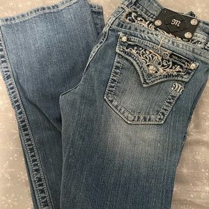 Blue, miss me jeans size 30 (western size)